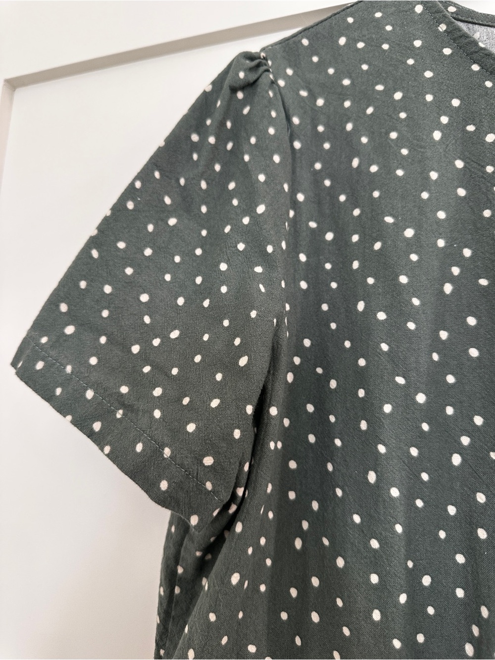 Tradlands Green Polka Dot Tiered Midi Dress - Picture 4 of 7